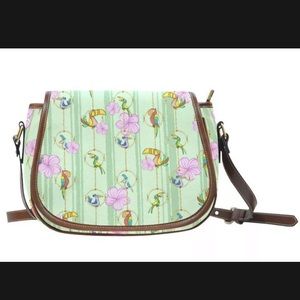 Tiki bird purse- enchanted tiki room design
